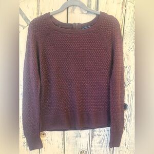 American Eagle Outfitters Maroon Crew Neck Sweater